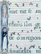 ASMN I.C.102 F 62r Invenit se Augustinus: miniatura al 1 resp., festa di sant'Agostino vescovo e confessore, 28 ag.